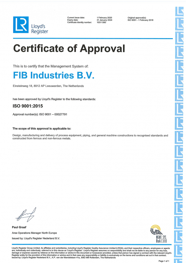 ISO 9001 : 2015