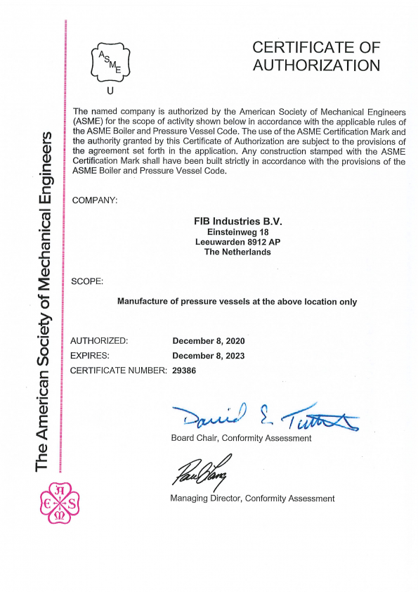 ASME U-Stamp